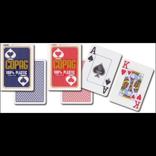 Carte da Gioco COPAG 100% PVC Poker Texas Hold'em