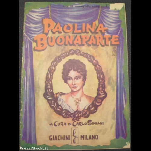 vanper offre libretto Paolina Buonaparte