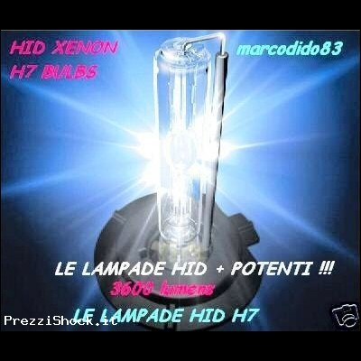 KIT LAMPADE BULBS HID XENON H7 H1 HB3 H8 H4 6000K 8000K