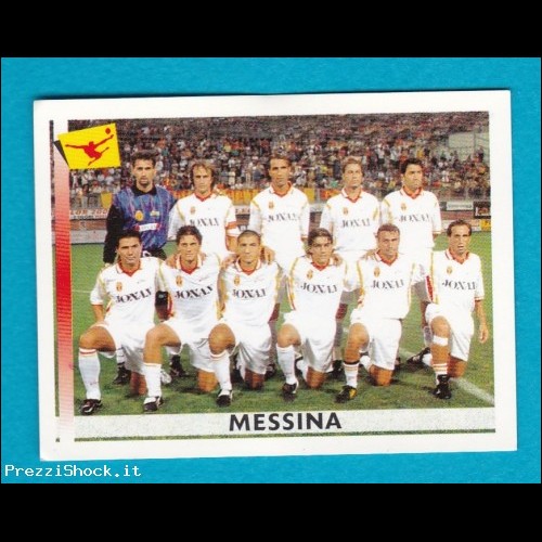 panini 2000 2001 - 667 Messina squadra