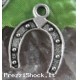 FERRO DI CAVALLO PORTAFORTUNA ARGENTO TIBETANO 24mm