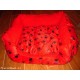Cuscino tappeto termico cuccia CANE GATTO CUCCIOLI L Rosso