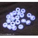 Lotto 20pz perle azzurro-viola perlato 8x5mm