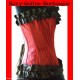 CORSETTO STECCHE ACCIAO BURLESQUE O GOTHIC ELEGANTISSIMO