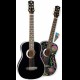 CHITARRA ACUSTICA LUNA AURORA IMAGINE NUOVA