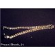 BRACCIALE MOD.TENNIS IN ORO BIANCO 18 KT PUNZONATO 750.