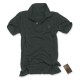 Polo uomo maniche corte vintage nera morbido cotone