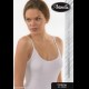 2 TOP DONNA ANTONELLA SP.STR., BORDO LISCIO, BIANCA - TG. 7