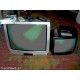 2 TV Colori 14" e 25" CRT + 2 Decoder + telecomandi + pile