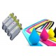 7 cartucce nere e a colori compatibili con stampanti Epson