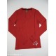 MAGLIA MAGLIETTA DONNA  ASTYLE   MANICA LUNGA ROSSA