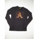 TSHIRT UOMO ASTYLE   MANICA LUNGA  NERA