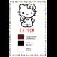 adesivo auto moto vinile hello kitty