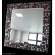 Specchio Quadrato 41 x 41 con cornice in prezioso mosaico