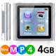 MP4 Player 4GB+ FM Radio+ eBook+ Image Viewer+ Games Gray