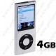 Gray MP4 4GB+ Camera+ FM+ Recorder+ Stopwatch+ Calc.+ Calend
