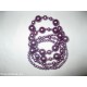 Braccialetto "Camomilla" moda donna color violetto