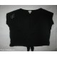 Top a incrocio Calvin Klein color nero
