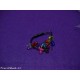 Bracciale in lattice NERO lavabile con 10 ciuci