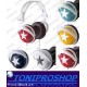 CUFFIE STEREO STAR STYLE STELLA DJ PER MP3 PC NOTEBOOK