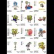 SPONGEBOB (2) -  12 DISEGNI-RICAMO