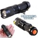 MINI TORCIA LED 5000 W RICARICABILE CON GANCI MILITARE