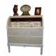 Art.TX54 Cassettone Secretaire a Rullo Decapato Shabby Chic