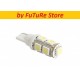 T10 9 LED  XENON LAMPADINA POSIZIONE AUTO TARGA BIANCA