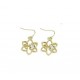 Orecchini colore oro scritta Guess gancio accessori