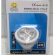 Faretto MR16 - 4 led - Luce Calda - 4W (10pz)