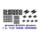  KIT 26 ADESIVI PRESPAZIATI BICI SHIMANO STICKER SHIMANO (2)