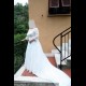 Abito sposa con scarpe e velo