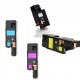 4 Toner compatibili per Epson C1700 BK 2000 Y M C 1400 COPIE