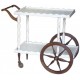 N.230 Carrello Portavivande Decapato Shabby Chic