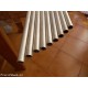 9 Tubi in alluminio diam. ext 10mm, lunghezza 1 m,spess. 1mm
