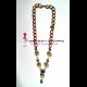 Art. M25 Collana Catena Bronzo con cuori vetro