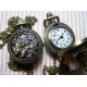 Collana CON OROLOGIO PICCOLO  guscio traforato fafalla+ BATT