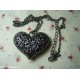 Collana con ciondolo a cuore 3d