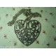Collana con ciondolo a cuore traforato