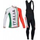 COMPLETO MTB INVERNALE FELPATO ITALIA MAGLIA + PANTALONE
