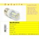 3 lampadine led E27 12v 7w luce fredda bianca panello solare