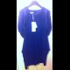 vestito donna raso blu - taglia 44