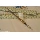 penna vetro di murano e oro 24 carati