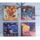 set 4 quadri  van gogh  20x20 cm