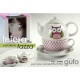 SET TEIERA E TAZZA DECORAZIONE GUFO