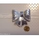 FASCETTA FASCIA Fiocco Bambina Battesimo Neonata paillettes