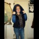 Gilet con cappuccio con bordo di volpe