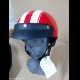 CASCO DGM SCODELLA SPORTIVO BICI PATTINI COLORE ROSSO E BIAN
