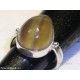 Anello in argento 925 con goccia in Fluorite.