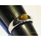 Anello in argento 925 con ovale in occhio di tigre
